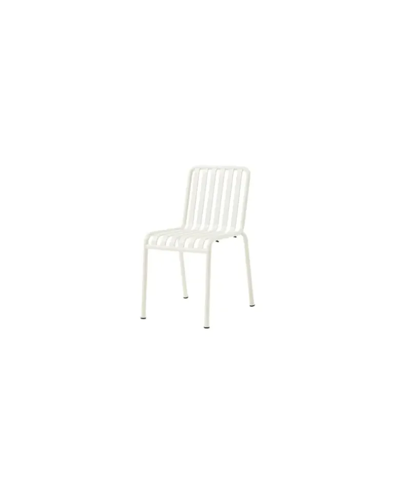 Stapelbarer Stuhl Palissade - Weiß - Stahl - Designer Ronan & Erwan Bouroullec