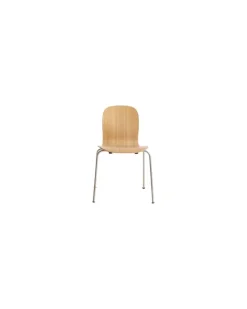 Stapelbarer Stuhl Tate - Holz natur - Stahl - Designer Jasper Morrison