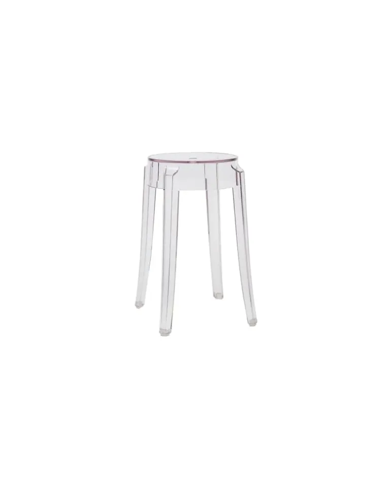 Stappelbarer Hocker Ghost - Transparent - Polykarbonat - Designer Philippe Starck