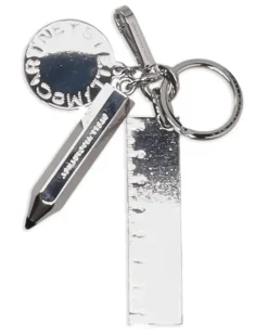 Stationery Charm Schlüsselanhänger - Silber