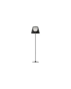 Stehleuchte K Tribe - Grau - poliertes Aluminium - Designer Philippe Starck
