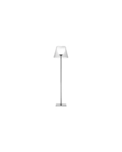 Stehleuchte K Tribe - Transparent - poliertes Aluminium - Designer Philippe Starck