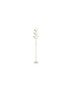 Stehleuchte Lisbon - Metall - Poliertes Messing - Designer Jonathan Adler