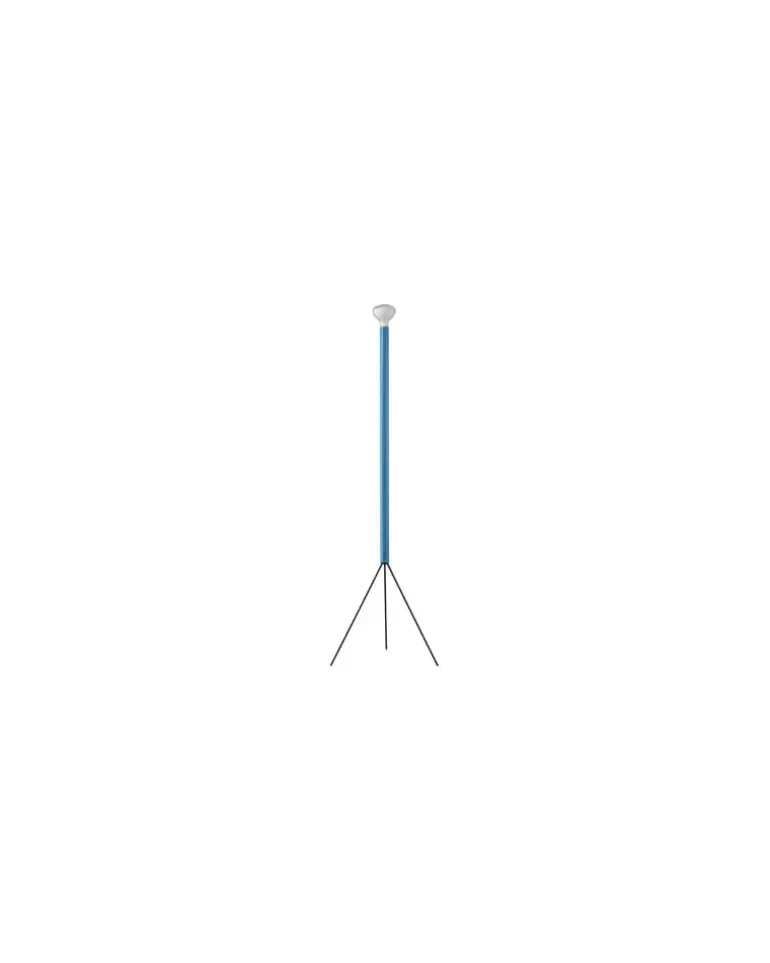 Stehleuchte Luminator - Blau - Metall - Designer Pier Giacomo Castiglioni