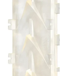 Stele I Stehlampe mit Gravur - Weiß