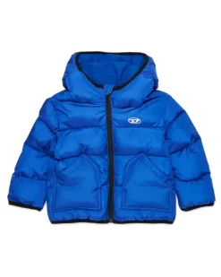 Steppjacke mit Oval D Logo - Jacken - Unisex - Blau