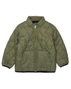 Steppjacke mit Oval D Stickerei - Jacken - Herren - Grün