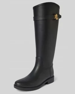 Stiefel mit Dornschließe Black