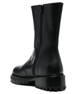 Stiefel mit Reißverschluss - Schwarz