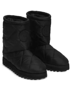 Stiefel mit Steppung - Schwarz