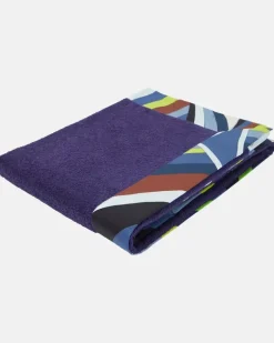 Strandhandtuch Blau
