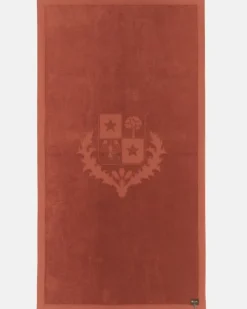 Strandhandtuch Crest Rot