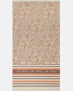 Strandhandtuch Ischia aus Baumwolle Beige