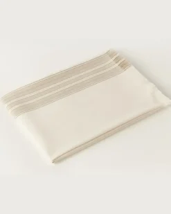 Strandhandtuch Suitcase aus Baumwolle und Kaschmir Beige