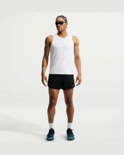 Stride Aero-FIT Laufshorts mit integriertem Slip (ca. 12,5 cm, Herren) - Schwarz