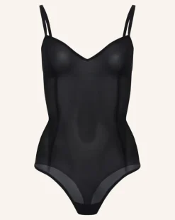 String-Body All Mesh Mit Shaping-Effekt schwarz