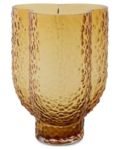Strukturierte Arura Trio Vase - Braun