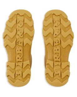 Strukturierte Regenstiefel - Gelb