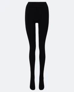 Strumpfhose aus einem Baumwollgemisch Schwarz