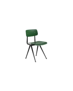 Stuhl Result - Grün - getöntes Eichenholzfurnier - Designer Wim Rietveld