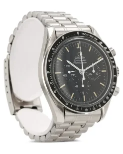 1990s verschraubte Speedmaster Armbanduhr 42mm - Silber