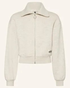 Sweatjacke beige