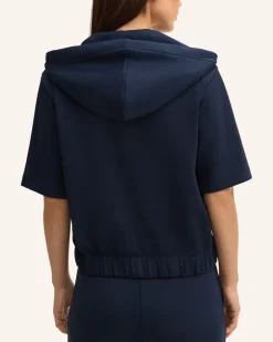 Sweatjacke blau Dunkelblau