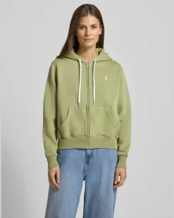Sweatjacke mit Kapuze Gruen