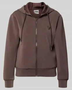 Sweatjacke mit Kapuze Modell 'OLYMPE Schoko