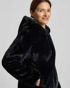Sweatjacke mit Kapuze Modell 'LAILA Black