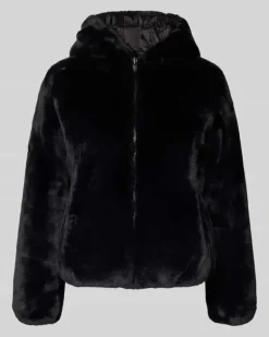 Sweatjacke mit Kapuze Modell 'LAILA Black