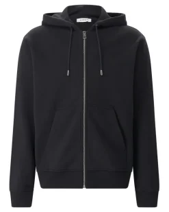 Sweatjacke mit Print Schwarz