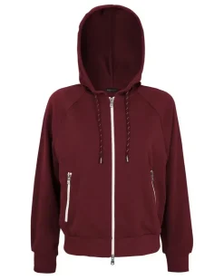 Sweatjacke rot