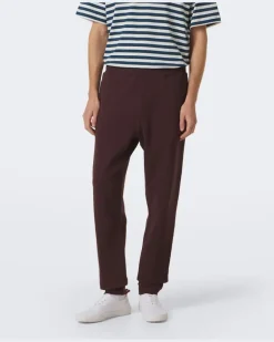 Sweatpants aus Baumwolle Burgunderrot