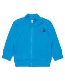 Sweatshirt aus Baumwolle mit Reißverschluss - Sweatshirts - Unisex - Blau