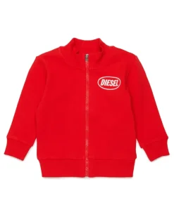 Sweatshirt aus Baumwolle mit Reißverschluss - Sweatshirts - Unisex - Rot