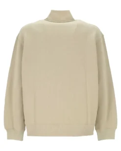 Sweatshirtjacke mit Fuchs-Patch - Nude