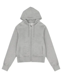 Sweatshirtjacke mit Kapuze - Grau