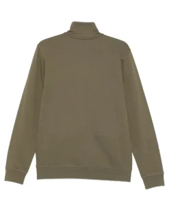 Sweatshirtjacke mit Logo - Grün