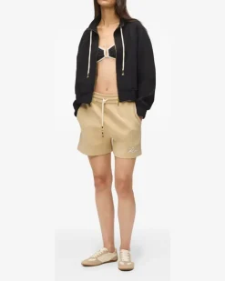 Sweatshirtjacke mit Logo - Schwarz