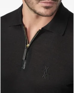 Sweatshirtjacke mit Logo - Schwarz