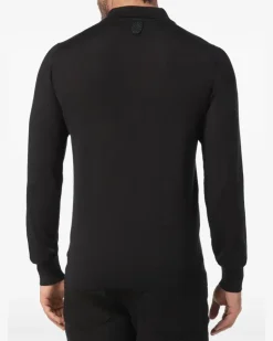 Sweatshirtjacke mit Logo - Schwarz