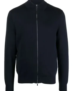 Sweatshirtjacke mit Reißverschluss - Blau