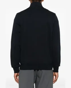 Sweatshirtjacke mit Reißverschluss - Blau
