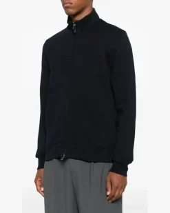 Sweatshirtjacke mit Reißverschluss - Blau