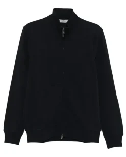 Sweatshirtjacke mit Reißverschluss - Blau