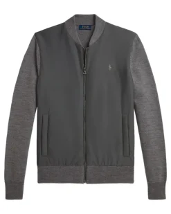Sweatshirtjacke mit Reißverschluss - Grau