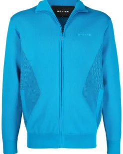 Sweatshirtjacke mit Reißverschluss - Blau