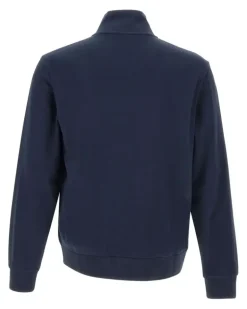 Sweatshirtjacke mit Reißverschluss - Blau