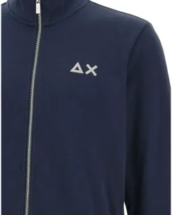 Sweatshirtjacke mit Reißverschluss - Blau